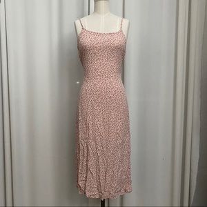 Brandy Melville pink floral summer dress